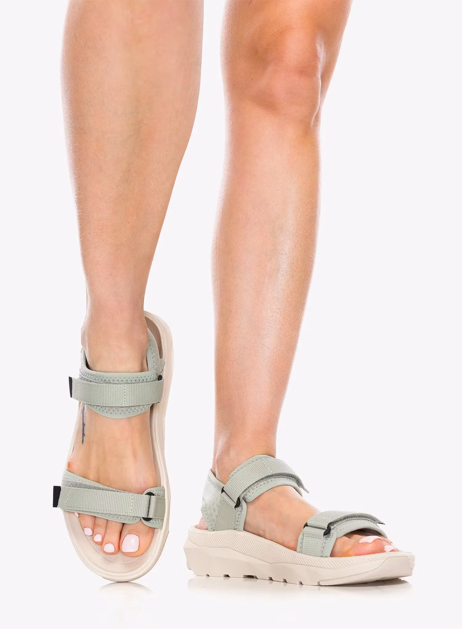 Dámske sandále Lizard Sandal Trek - desert green/whitecap grey