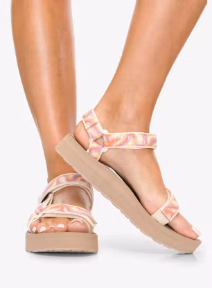 Dámske sandále Teva Midform Universal - neon fade coconut