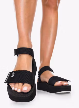 Dámske sandále The North Face Skeena Platform - tnf black/white dune