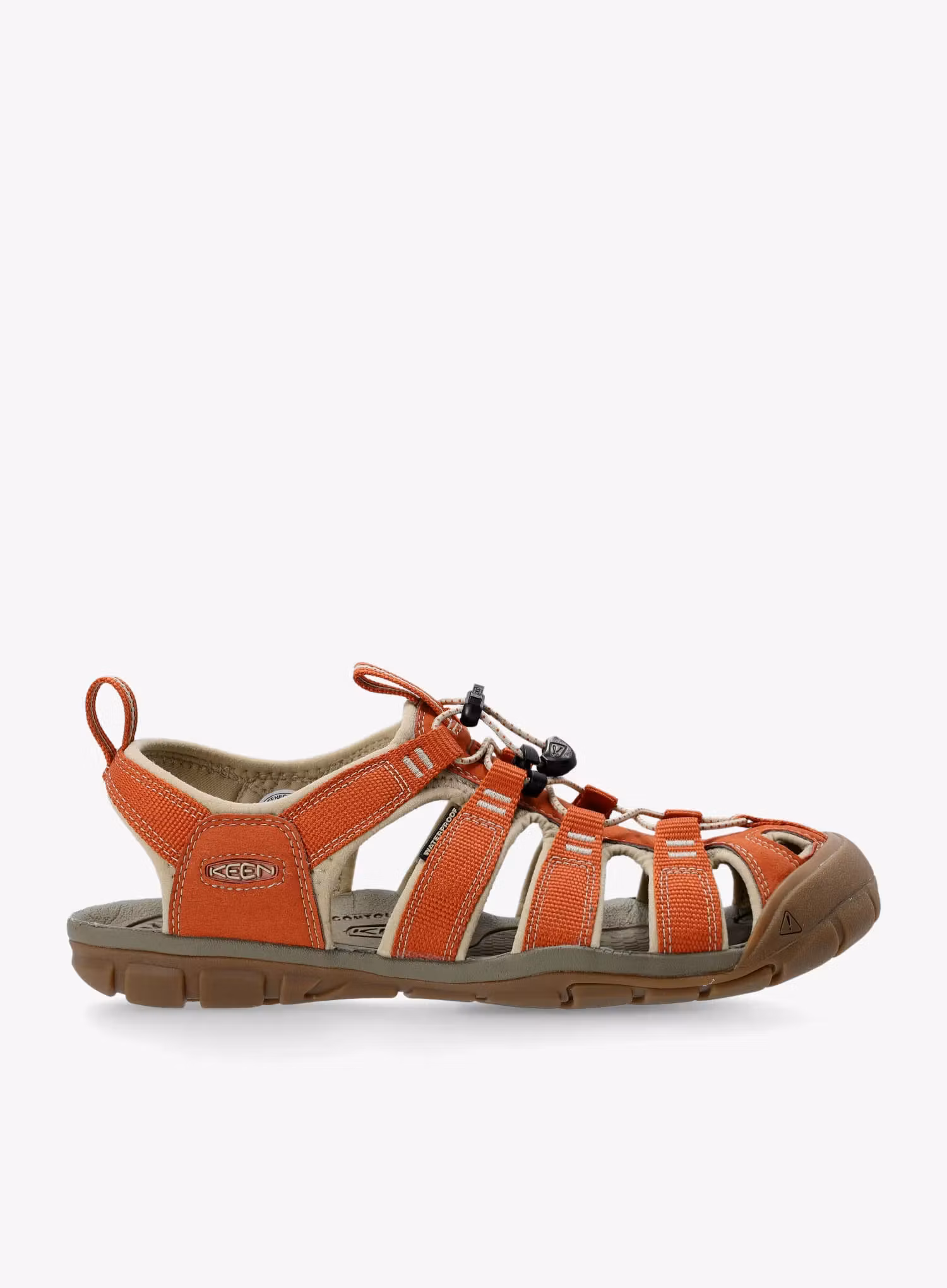Pánske sandále Keen Clearwater CNX - burnt brick/safari