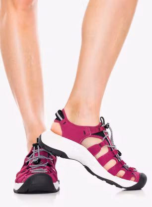 Dámske trekingové sandále Keen Astoria West Sandal - beaujolais/star white