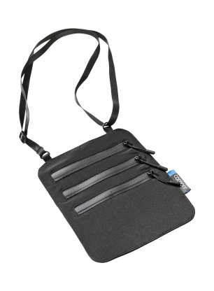 Vrecúško Cocoon Secret Neck Wallet - Silk - black