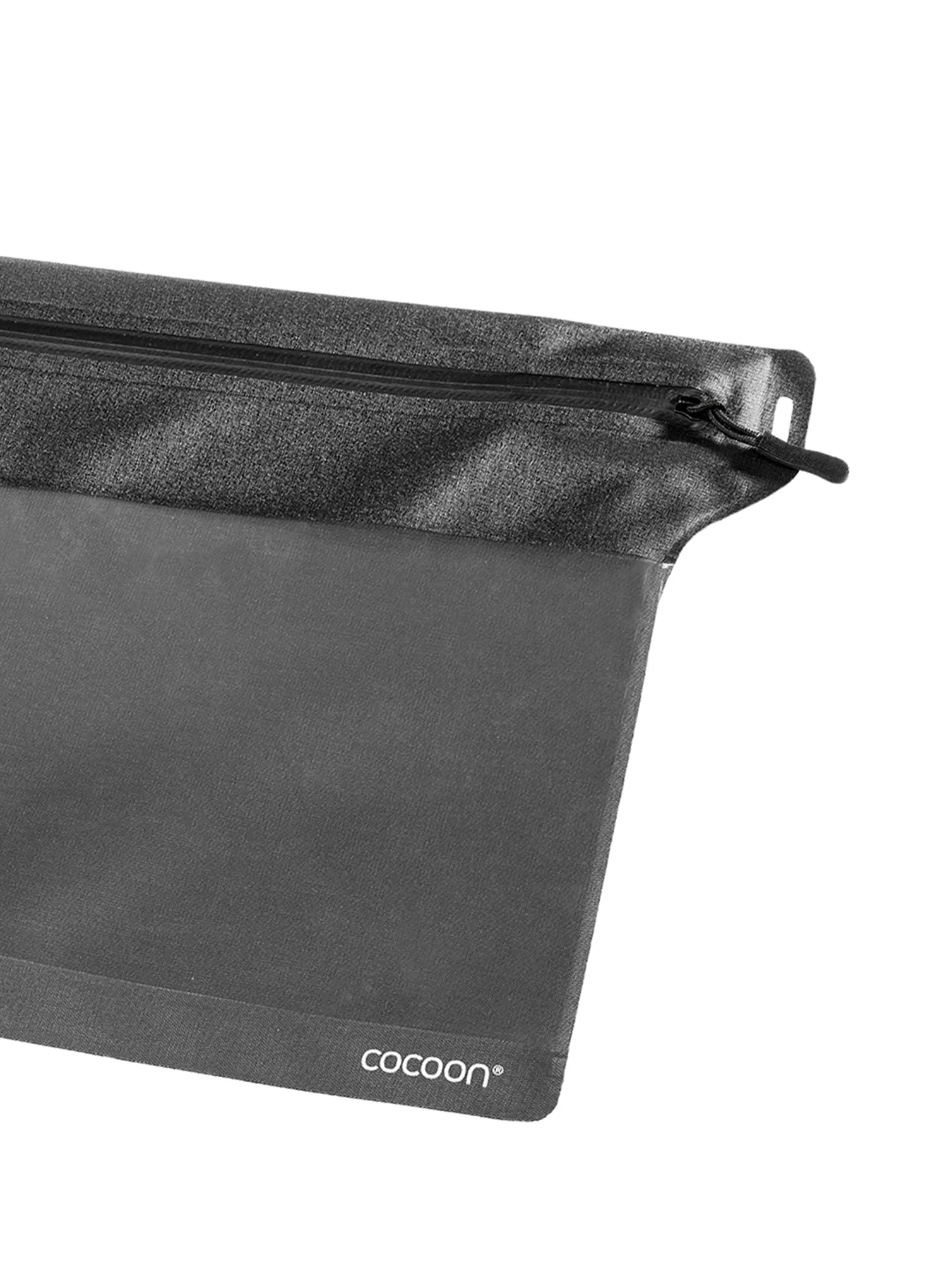 Vrecúško Cocoon Zippered Flat Document Bag L - grey/black