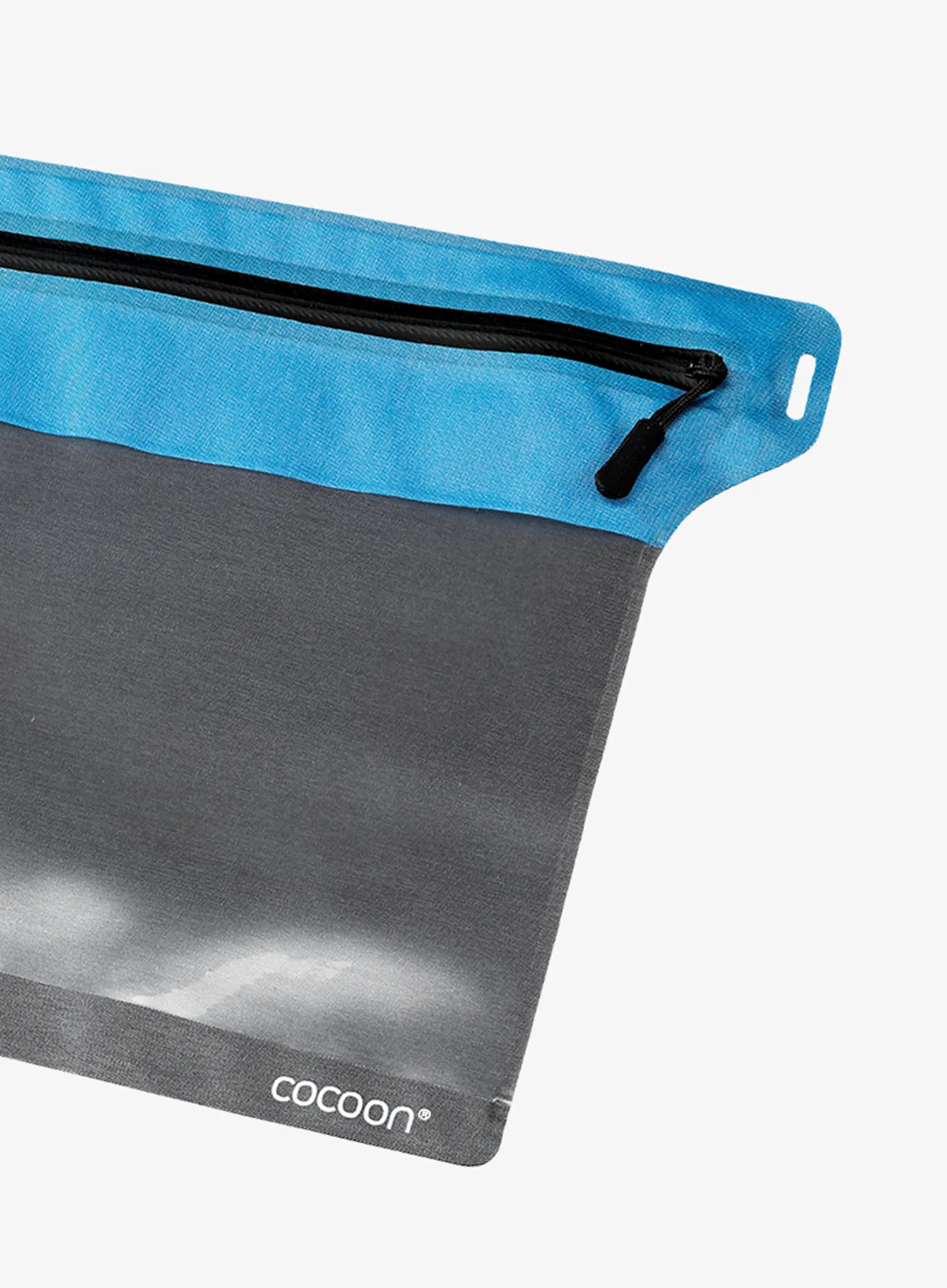 Vrecúško Cocoon Zippered Flat Document Bag L - grey/blue