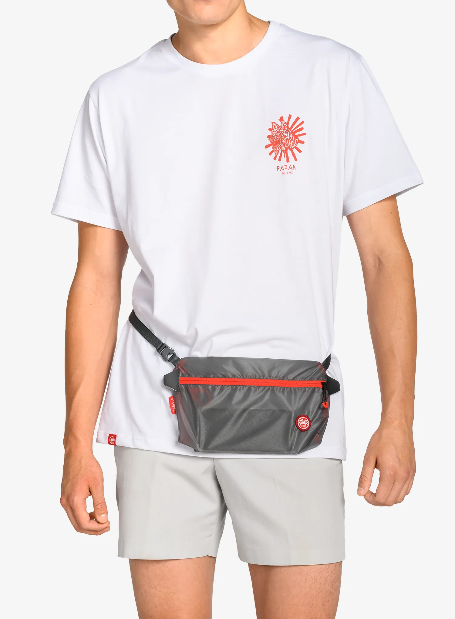 Vrecúško Pajak Ultralight Sling Bag - silver