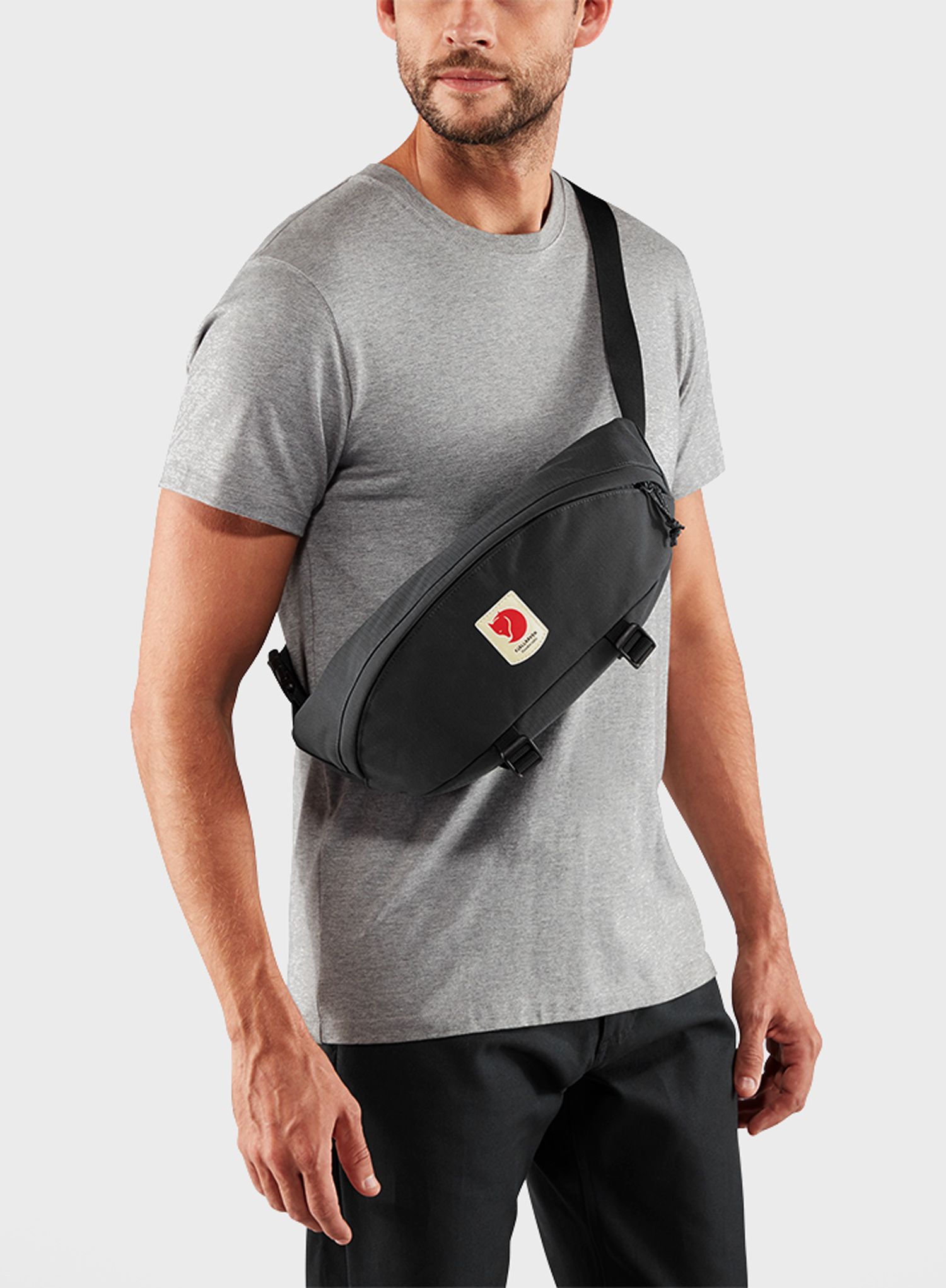 Vrecúško Fjallraven Ulvo Hip Pack Large - black