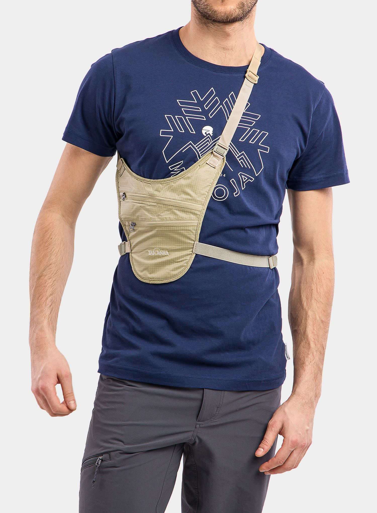 Vrecúško Tatonka Skin Chest Holster - natural