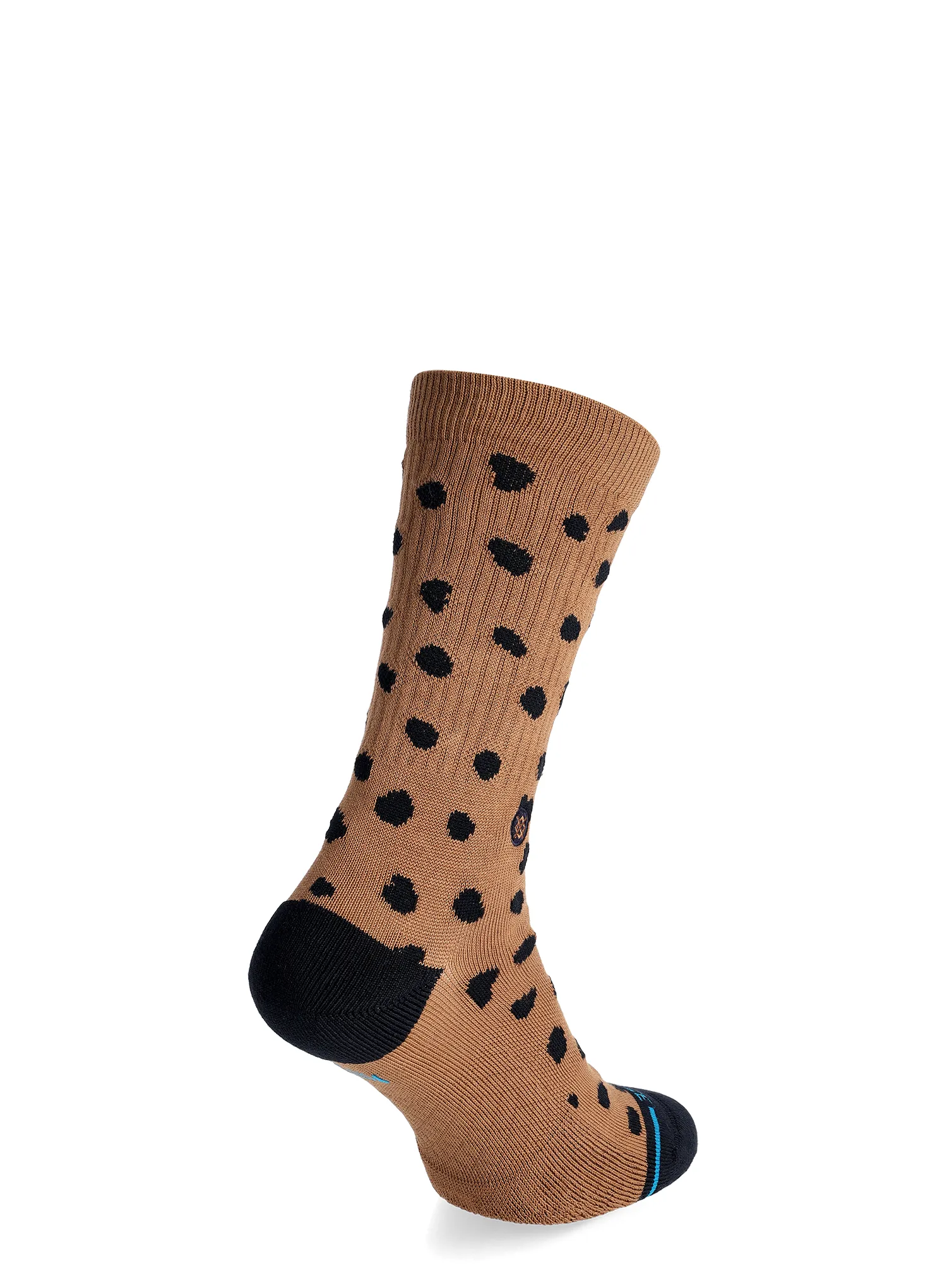 Ponožky dámske Stance Leopard Crew - brown