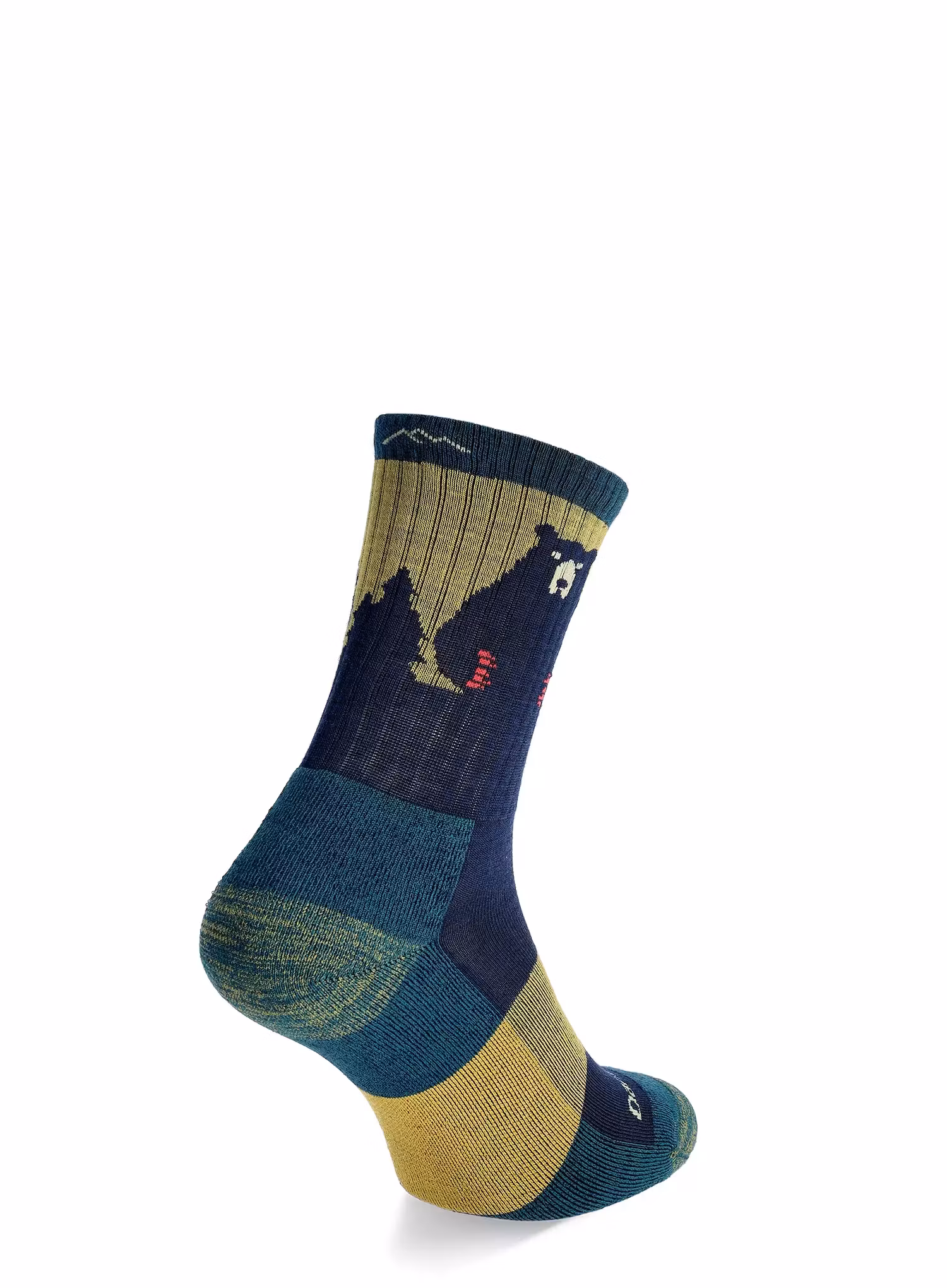 Trekové ponožky dámske Darn Tough Bear Town Micro Crew Lightweight - dark teal