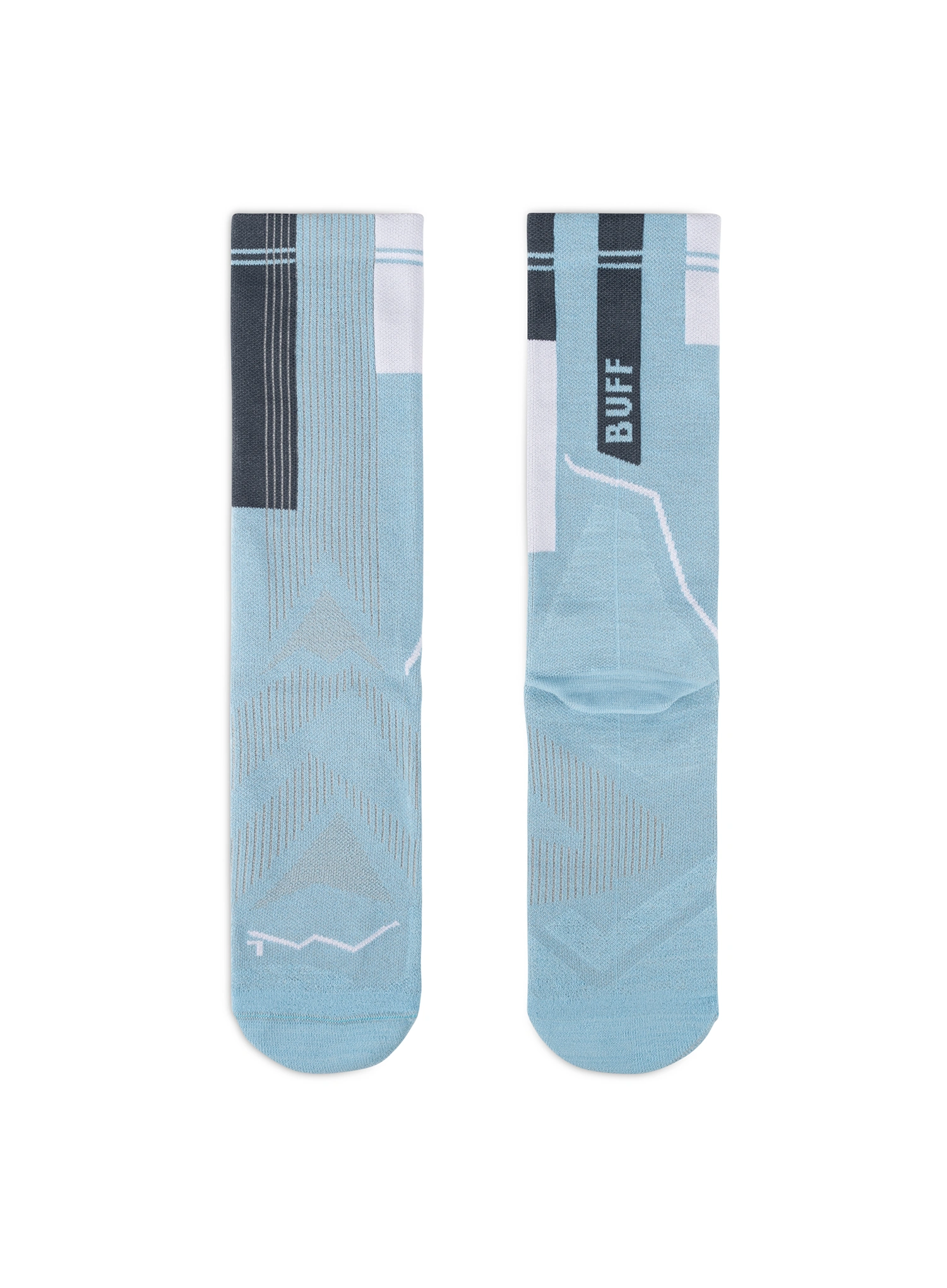Ponožky na behanie Buff Coolnet Crew Sock CC - dusty blue