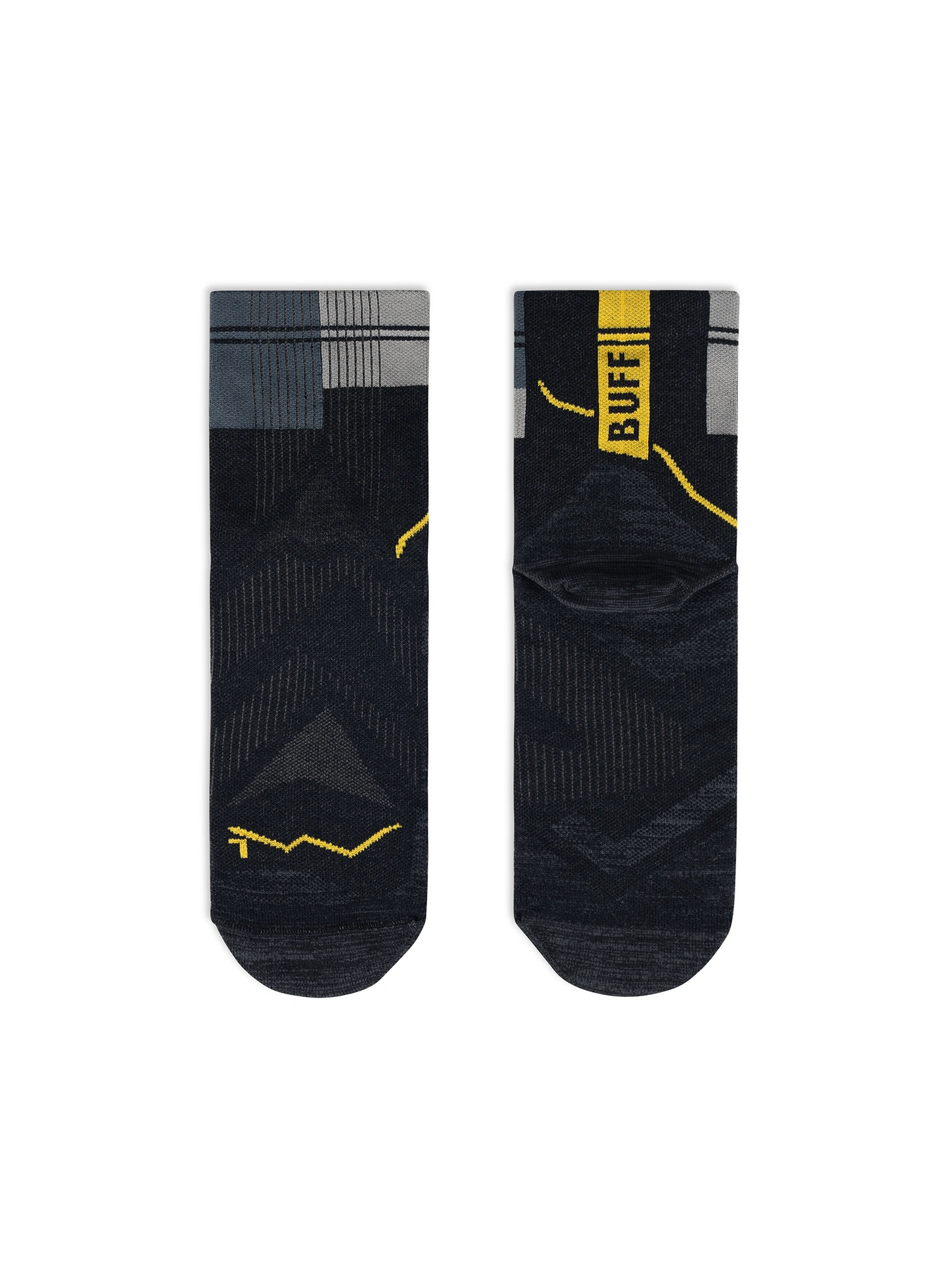 Ponožky na behanie Buff Coolnet Quarter Sock CQ - graphite