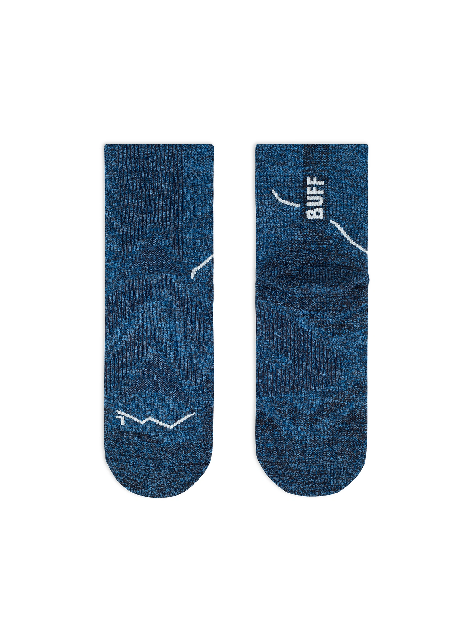 Ponožky na behanie Buff Dryflx Quarter Sock DQ - blue