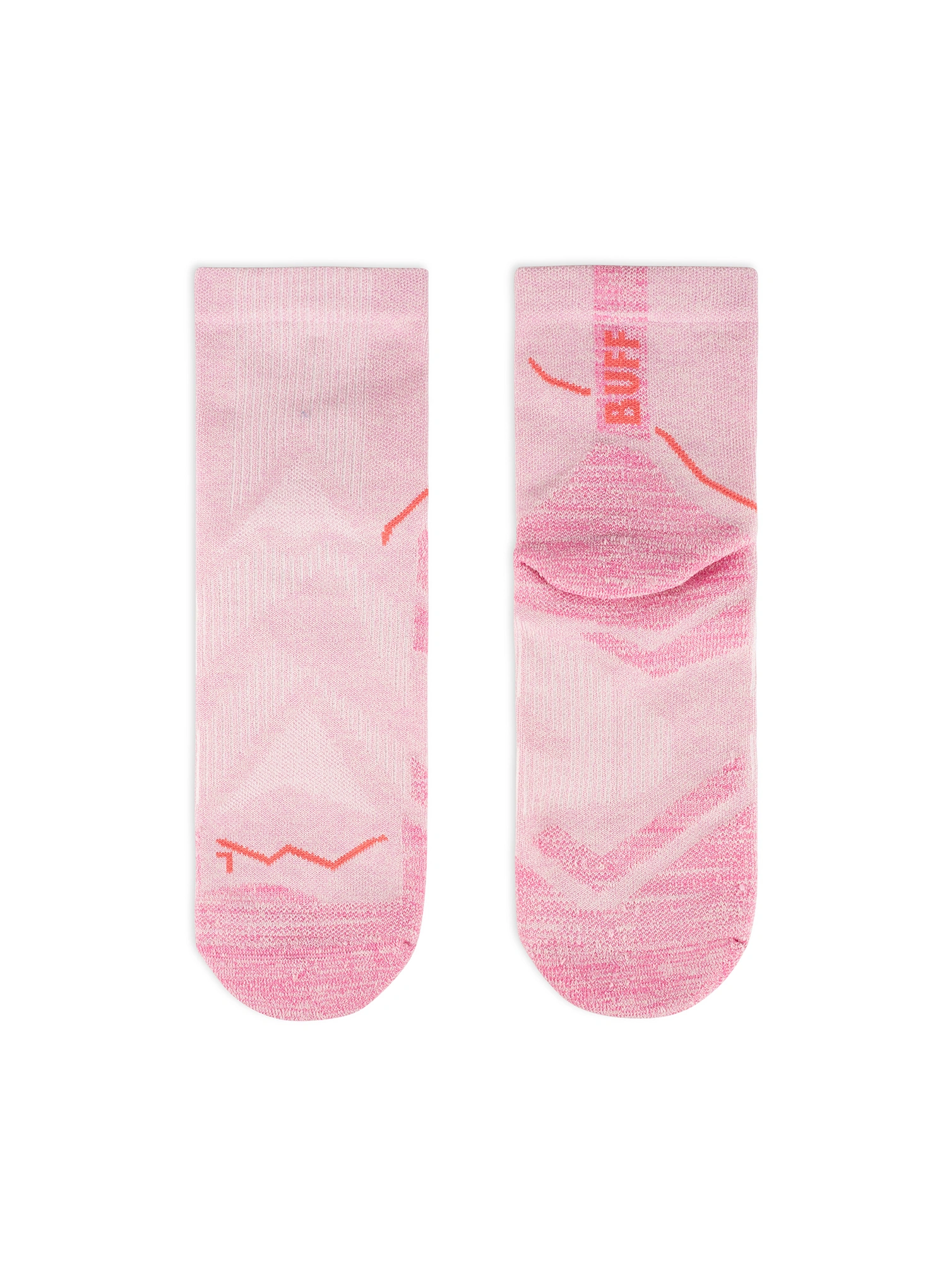 Ponožky na behanie Buff Dryflx Quarter Sock DQ - camelia