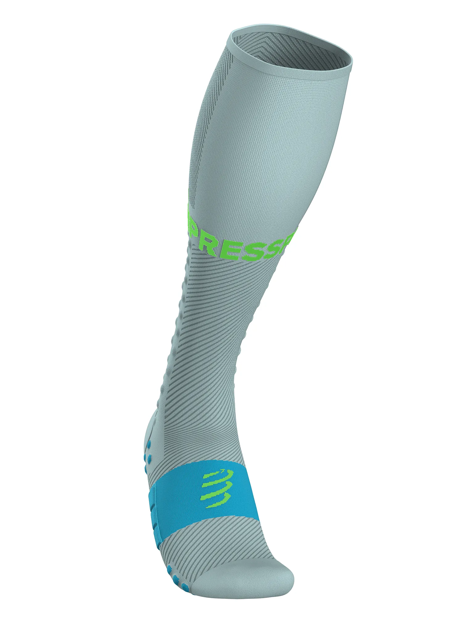 Ponožky na behanie Compressport Compression Full Socks Run - ether/norse blue
