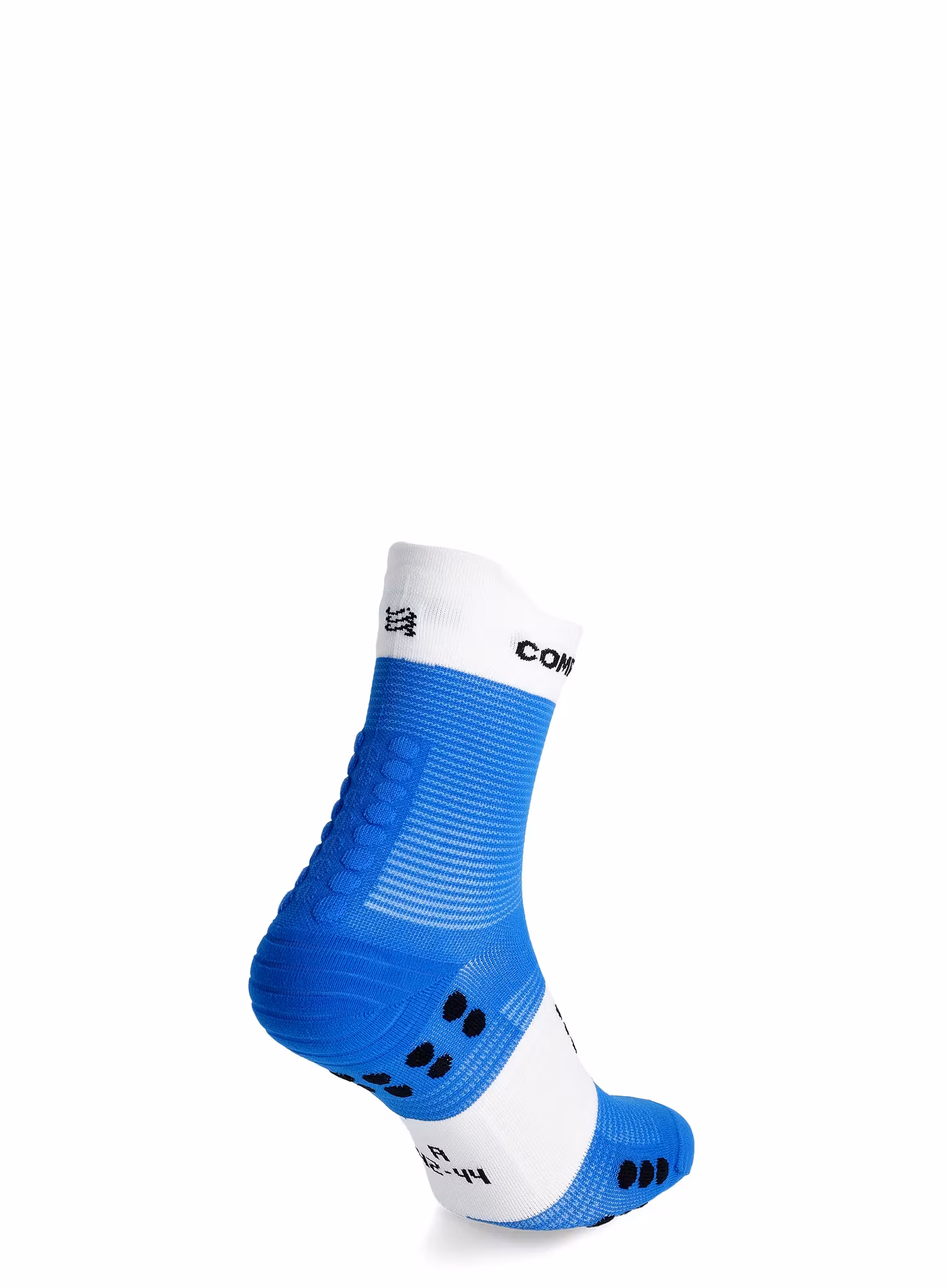 Ponožky na behanie Compressport Pro Racing Socks v4.0 Run High - princess blue/white