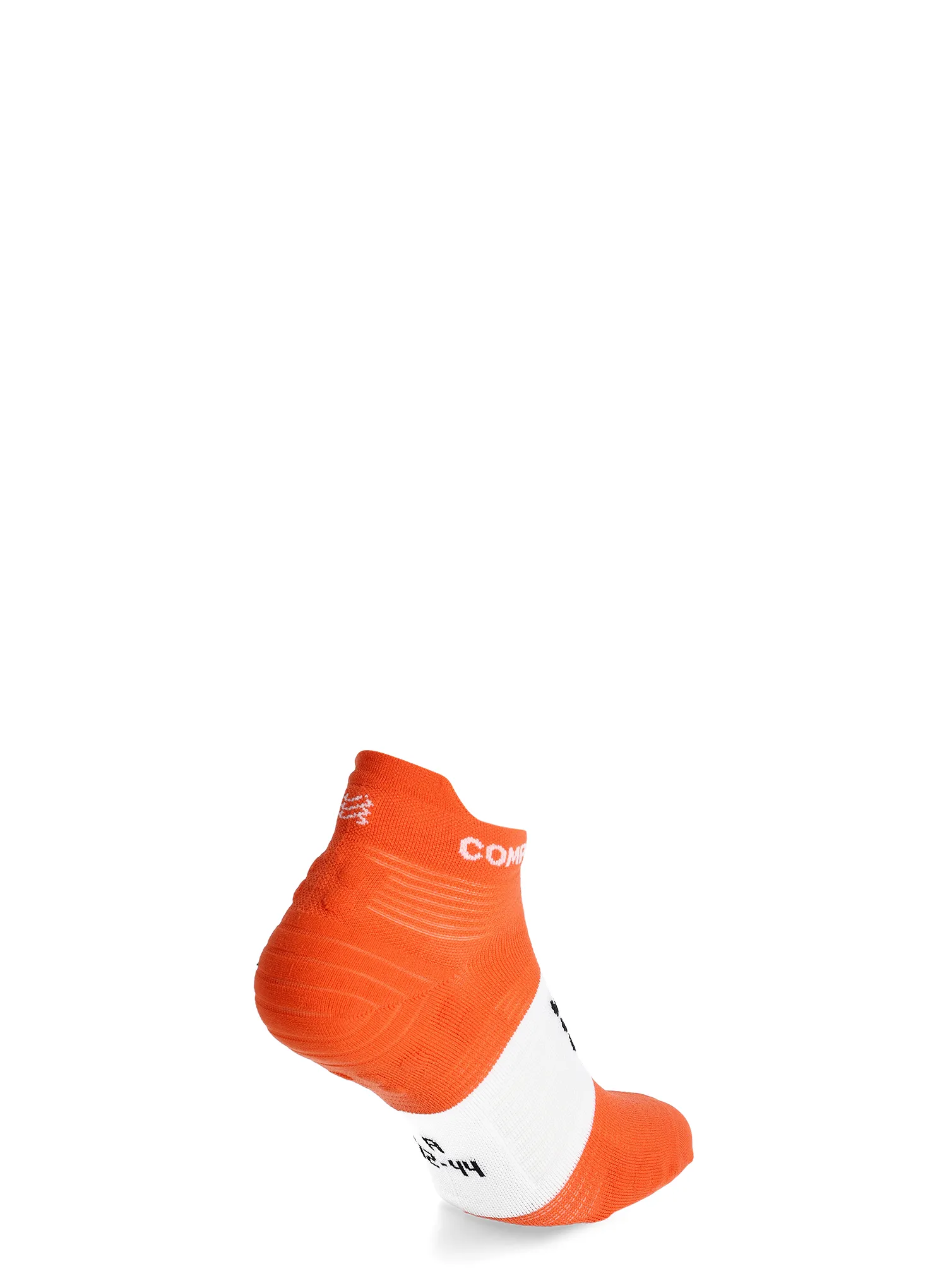 Ponožky na behanie Compressport Pro Racing Socks v4.0 Run Low - tigerlily/white