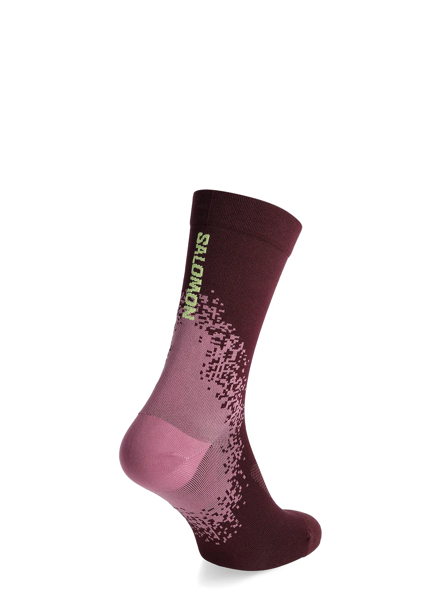 Ponožky na behanie Salomon Gravel Crew - butterfly/orchid/huckleberry