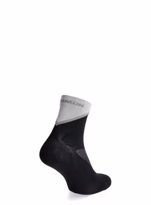 Ponožky na behanie Salomon Pulse Ankle - black/gull gray/silver cloud