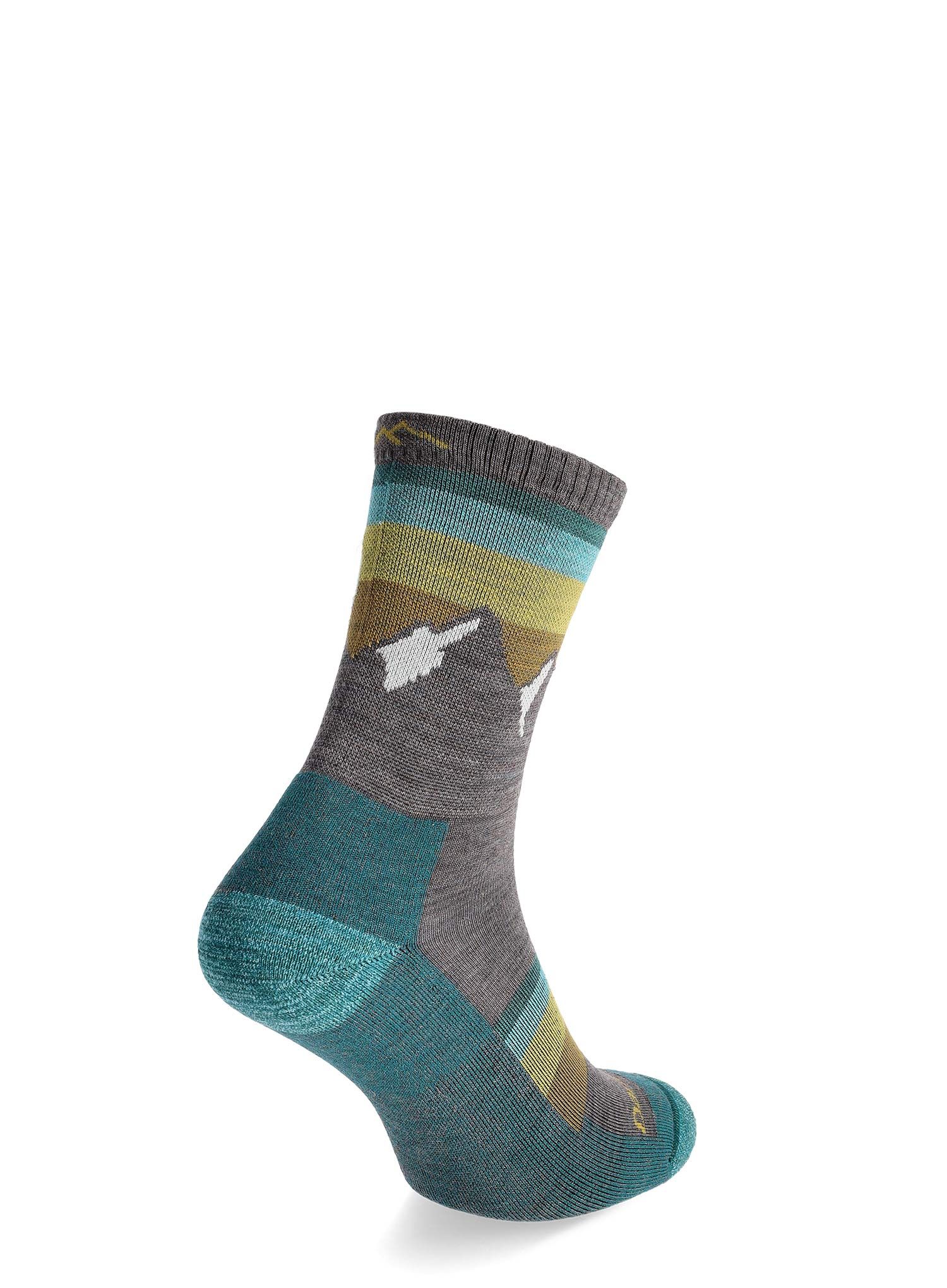 Dámske ponožky Darn Tough Sunset Ledge Micro Crew Lightweight with Cushion - taupe