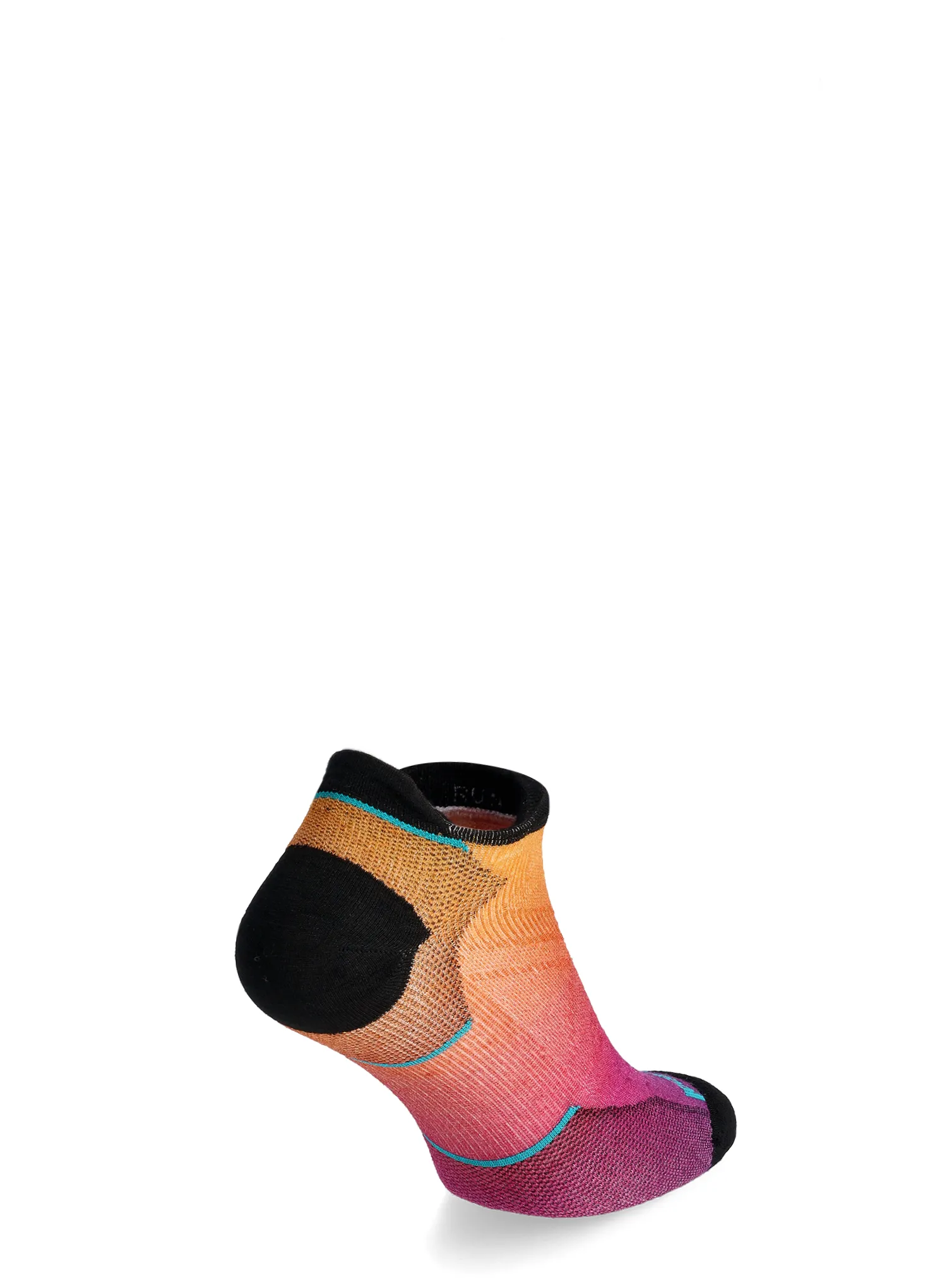 Bežecké ponožky dámske Smartwool Run Zero Cushion Ombre Print Low Ankle Socks - tandoori orange