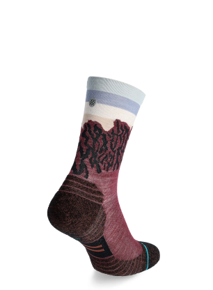 Dámske ponožky Stance The Ridge Light Wool Crew - wine