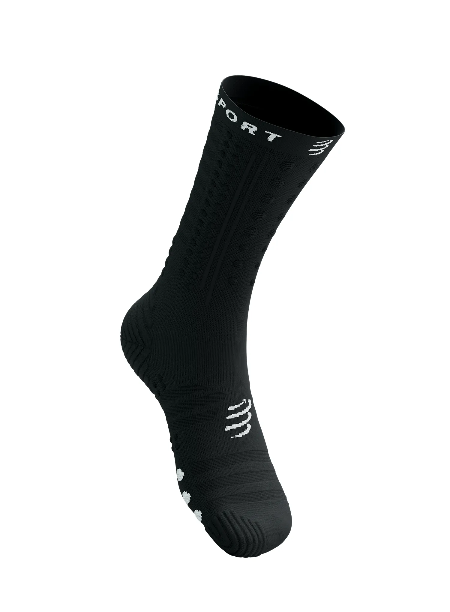 Bežecké ponožky Compressport Aero Socks 2.0 - black/white