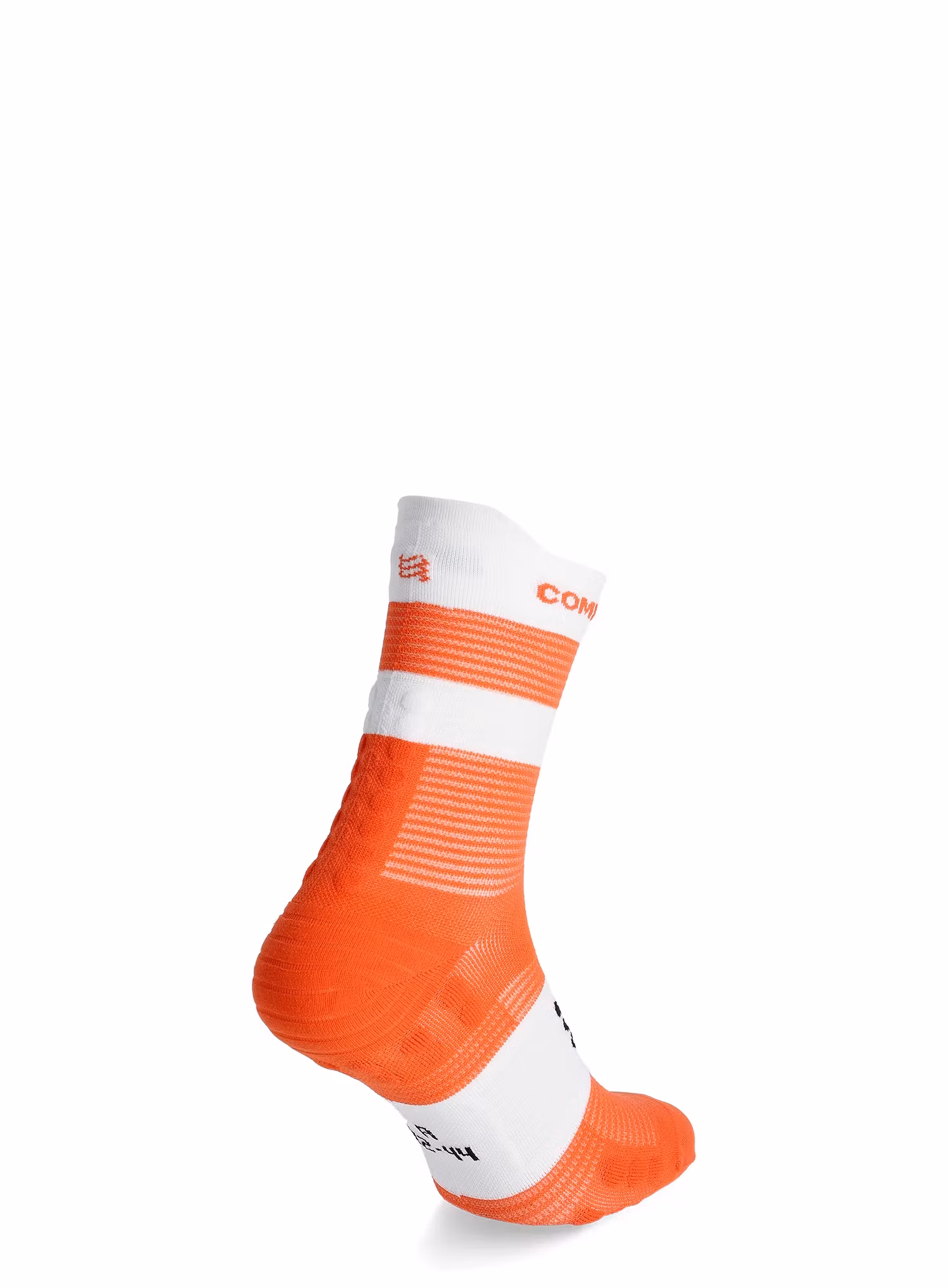 Bežecké ponožky Compressport Pro Racing Socks v4.0 Run High - tigerlily/white