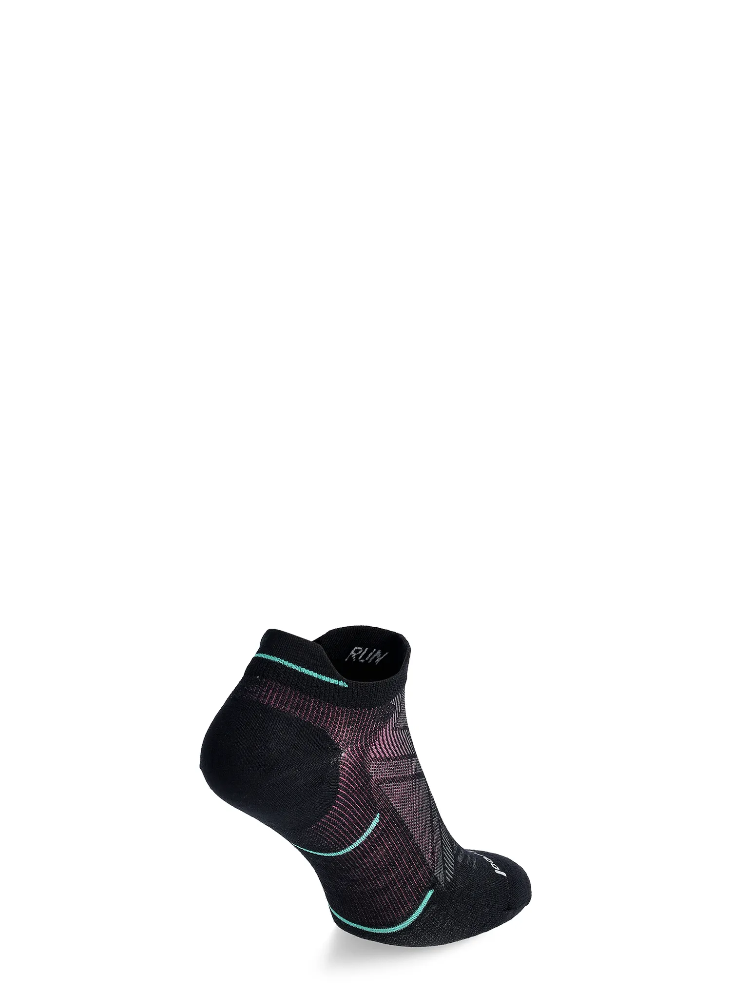 Bežecké ponožky dámske Smartwool Run Zero Cushion Low Ankle Socks - black