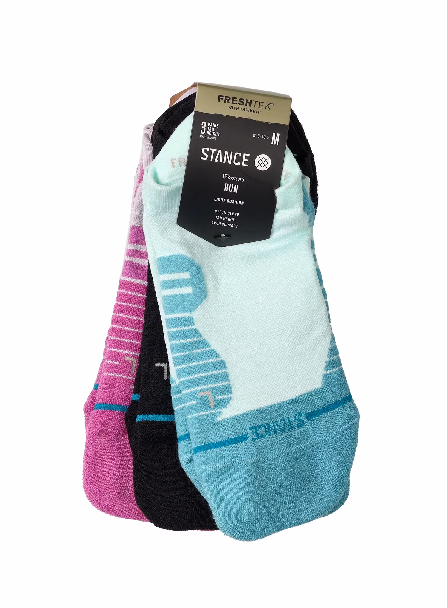 Bežecké ponožky dámske Stance Fusion Light 3 Pack - multi