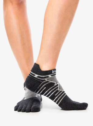 Bežecké ponožky Injinji Ultra Run No-Show Wool - slate/slate