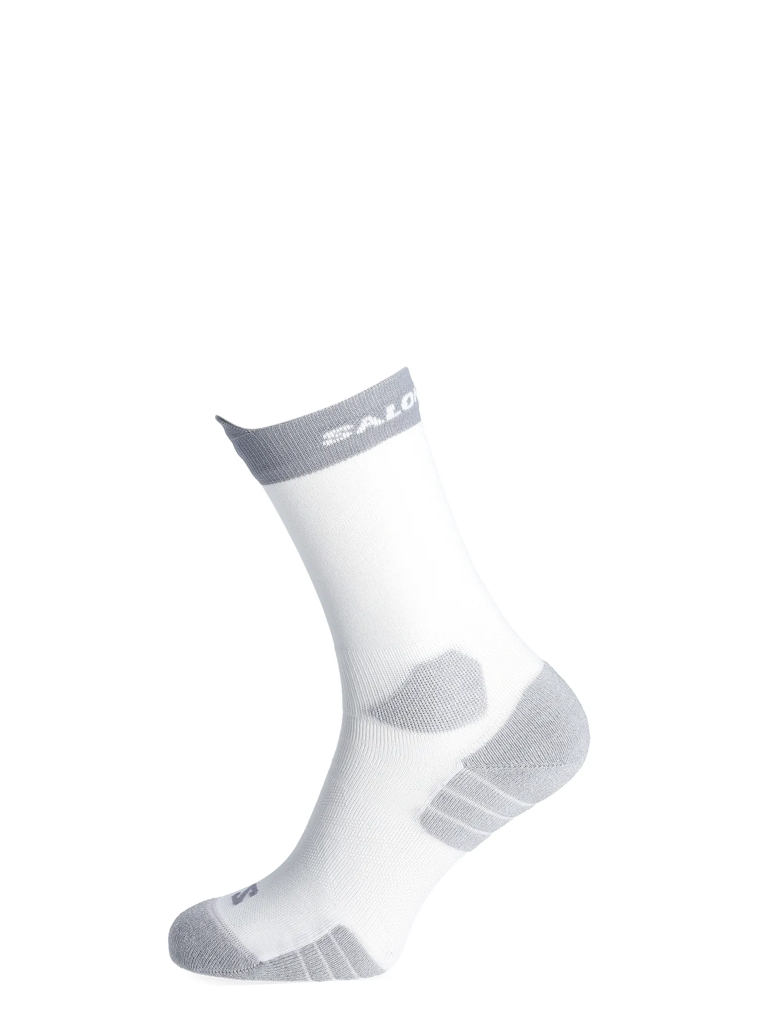 Bežecké ponožky Salomon Aero Crew - white/quarry  