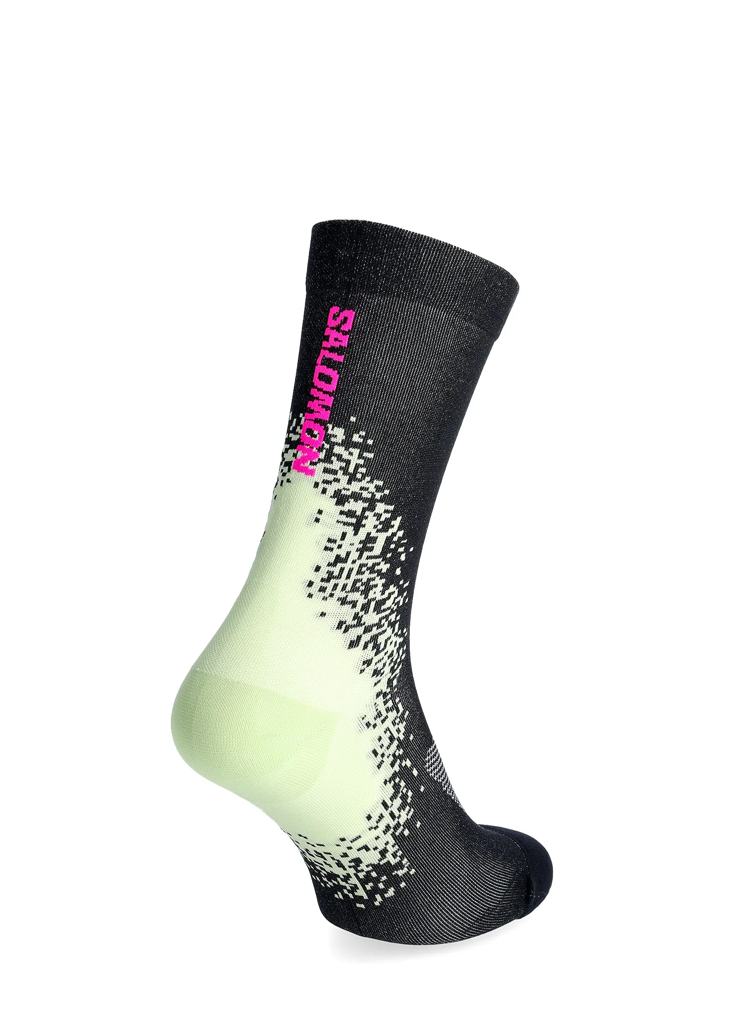 Bežecké ponožky Salomon Gravel Crew - pink glo/butterfly