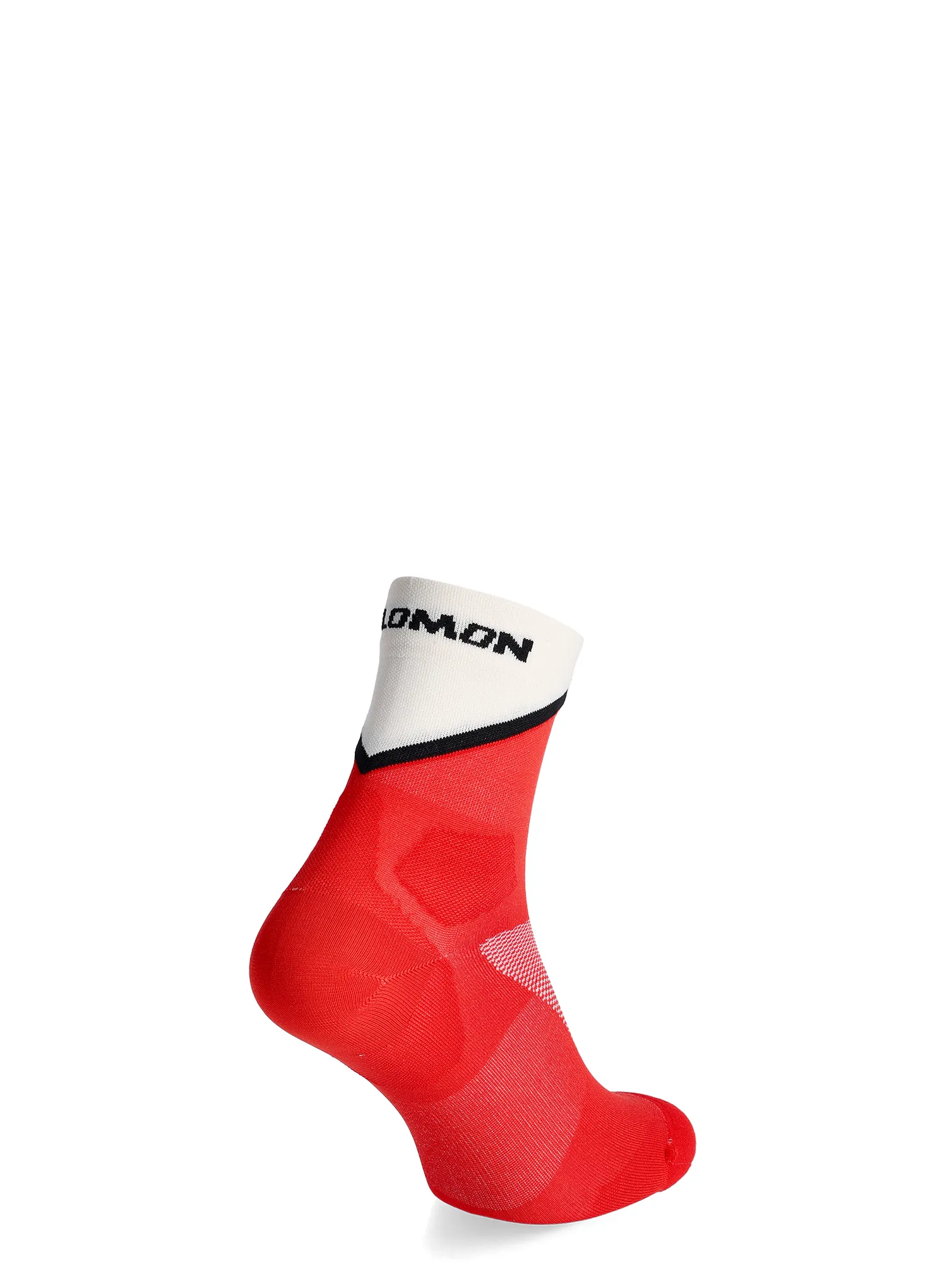Bežecké ponožky Salomon Pulse Ankle - fiery red/vanilla ice/black
