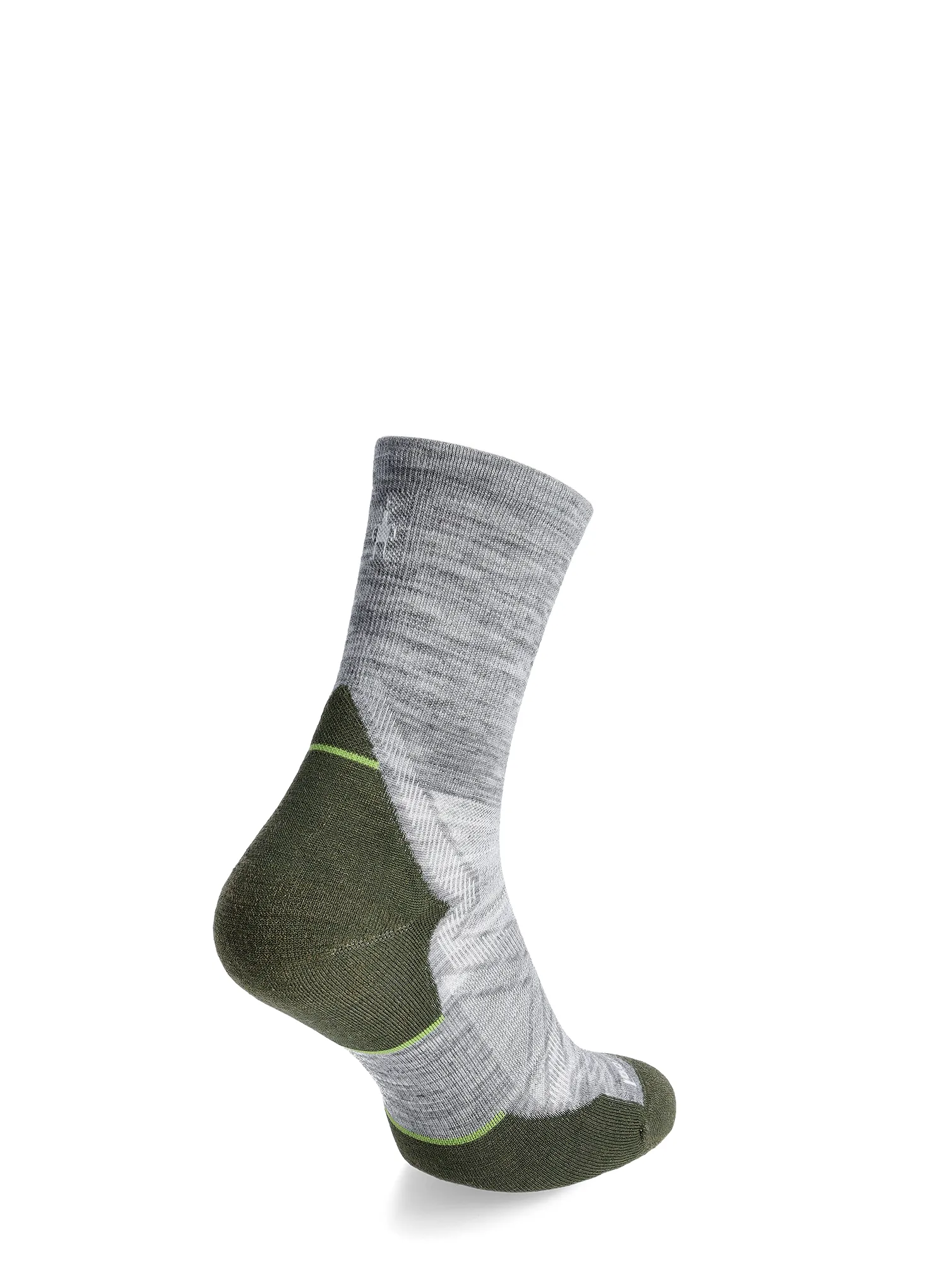Bežecké ponožky Smartwool Run Targeted Cushion Mid Crew Socks - light gray