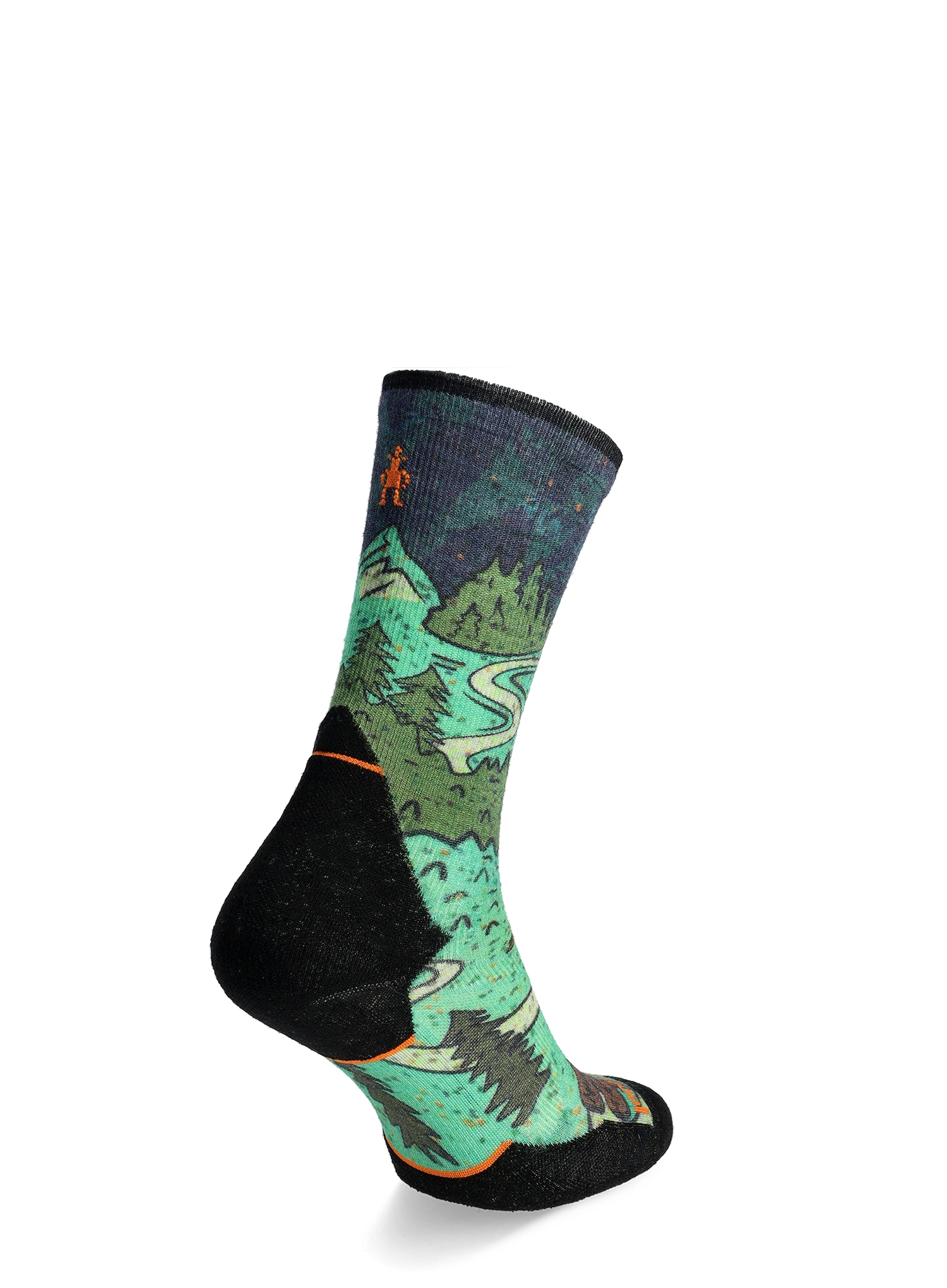 Bežecké ponožky Smartwool Trail Run Targeted Cushion Neature Print Crew Socks - twilight blue