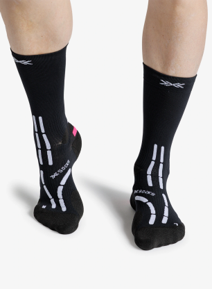 Bežecké ponožky X-Socks Trail Anatomix Crew - x black/x white