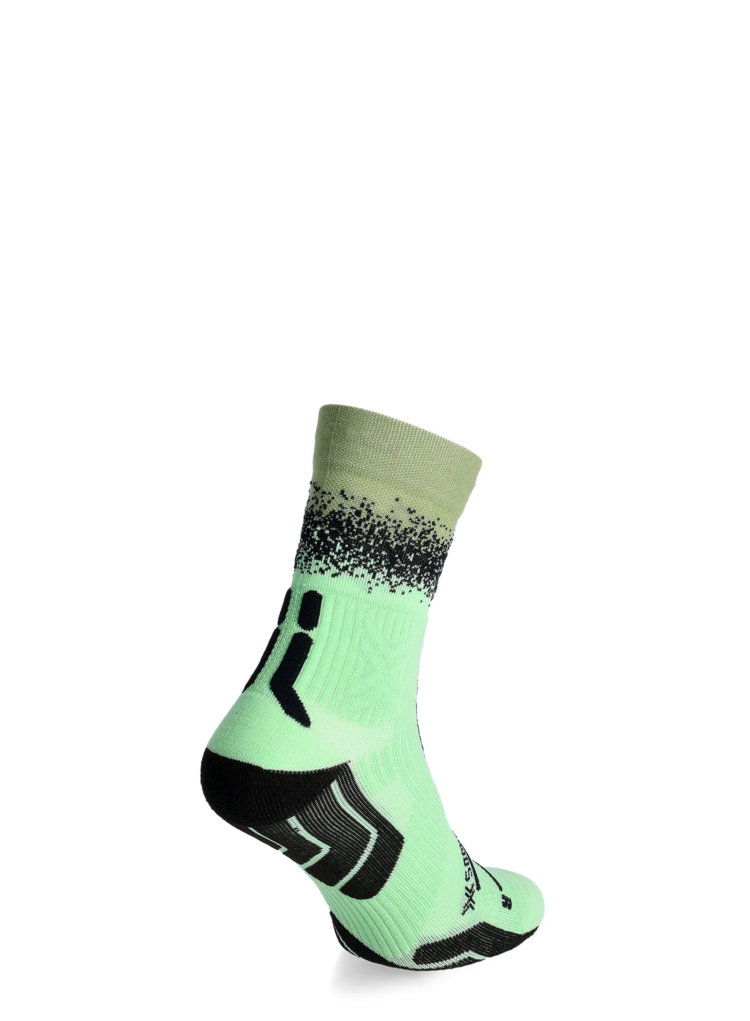 Bežecké ponožky X-Socks Trailrun Terraskin Perform Crew - digital lime/x black