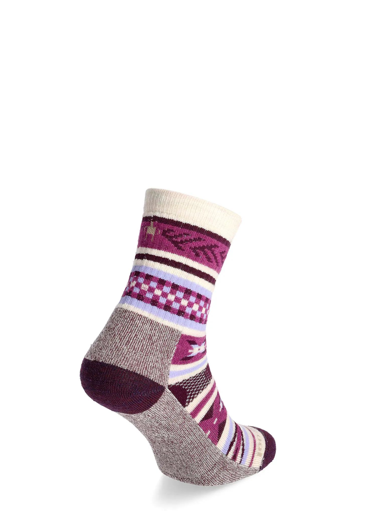 Merino ponožky Smartwool Everyday Cabin Games Crew Socks - meadow mauve