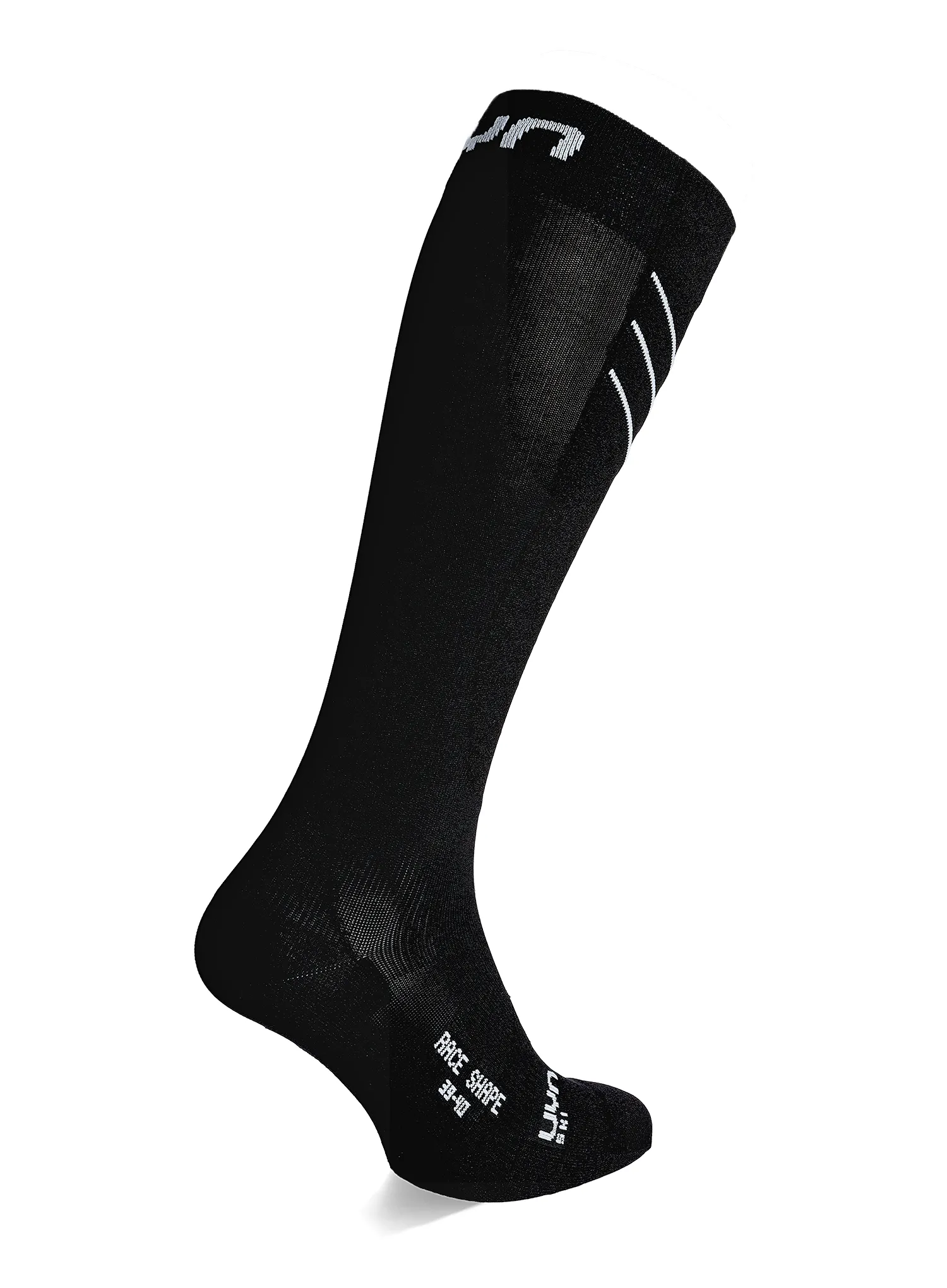 Lyžiarske ponožky dámske UYN Ski Race Shape Socks - black/white