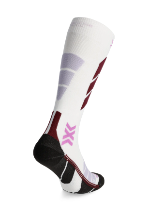 Lyžiarske ponožky dámske X-Socks Ski Expert OTC - x white/lavender