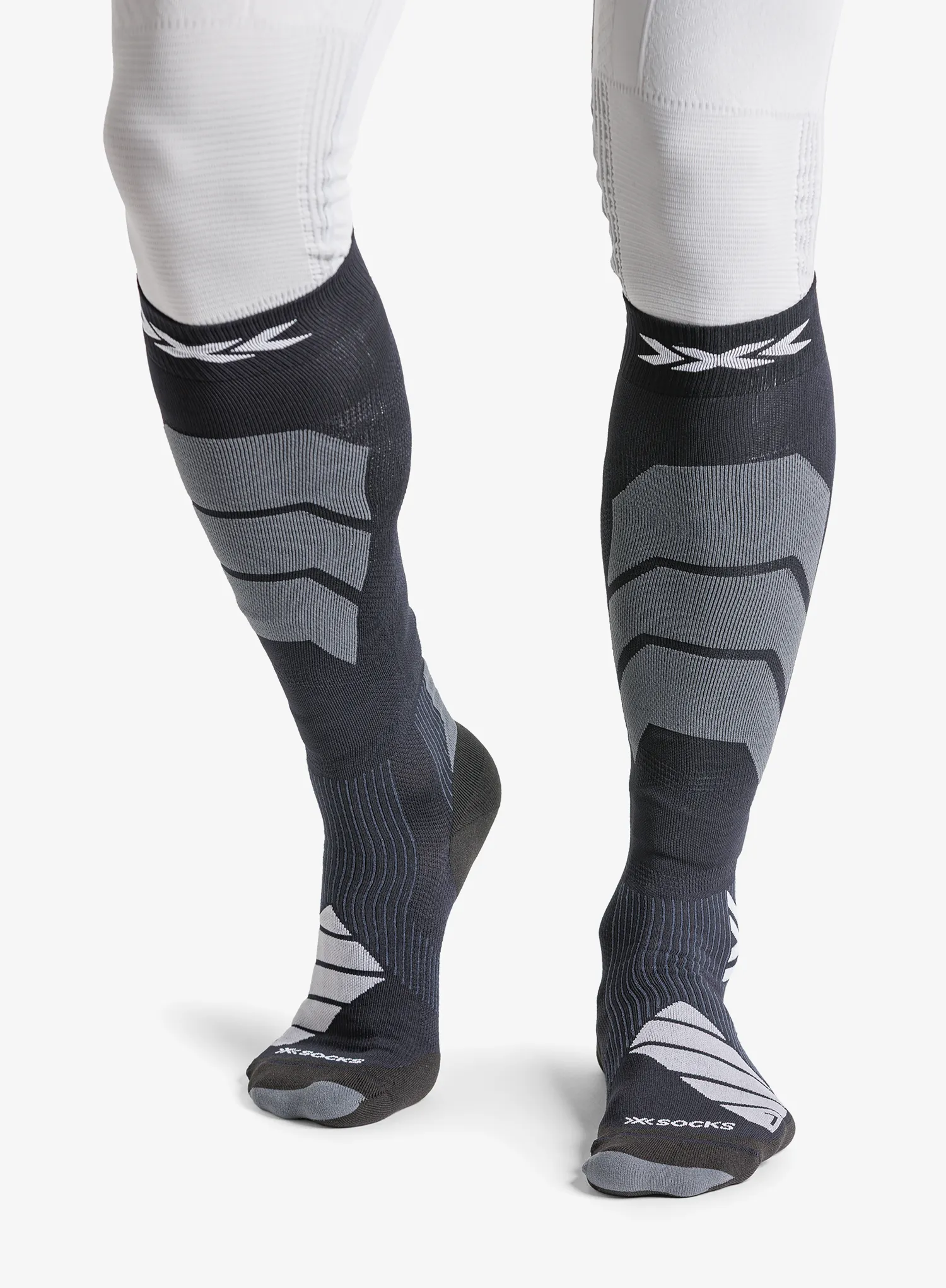 Lyžiarske ponožky X-Socks Ski Expert OTC - x black/light grey