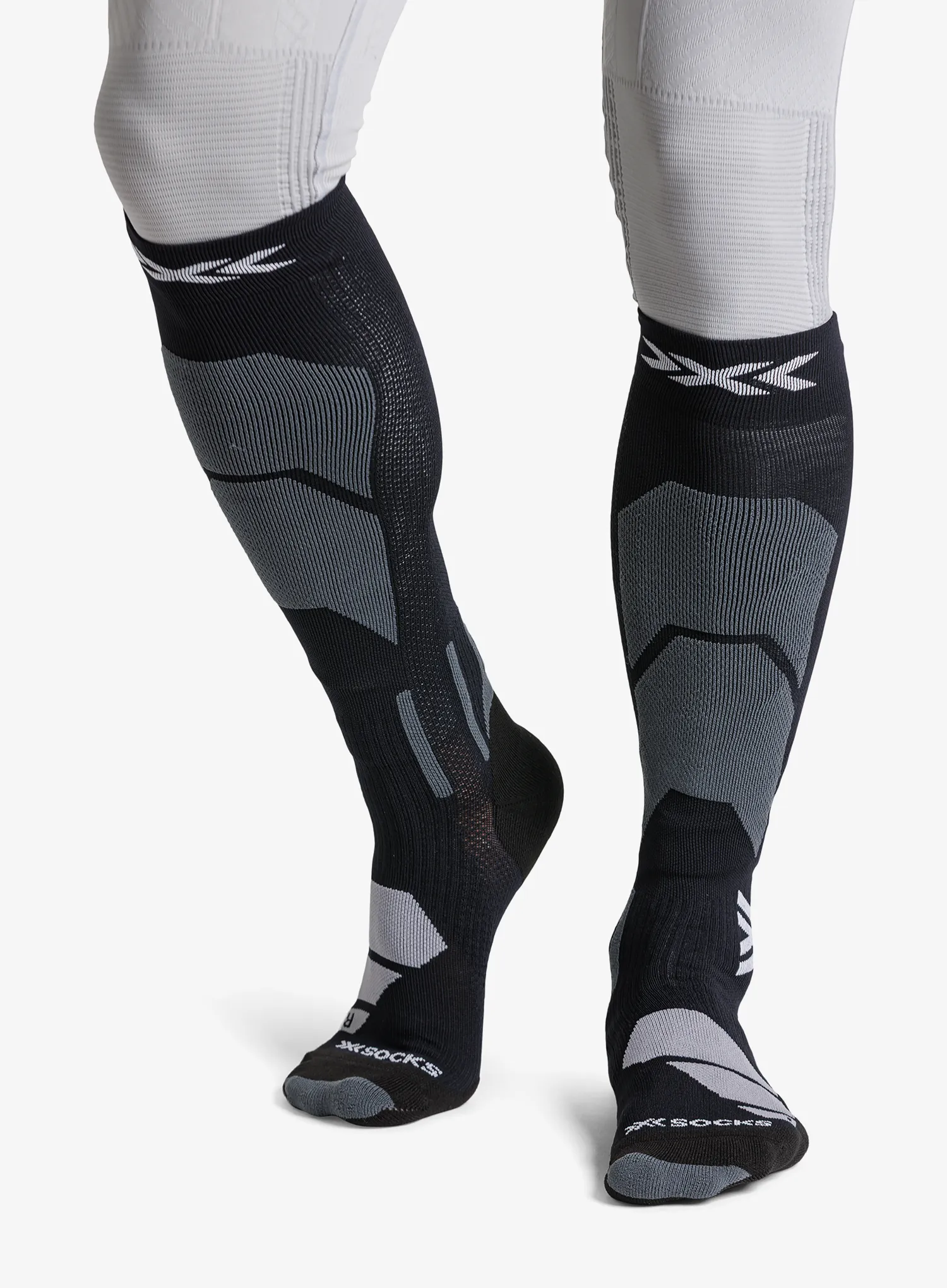 Lyžiarske ponožky X-Socks Ski Perform OTC - x black/light grey