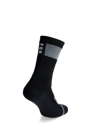 Cyklistické ponožky zimné Fox 8 Defend Winter Sock - black