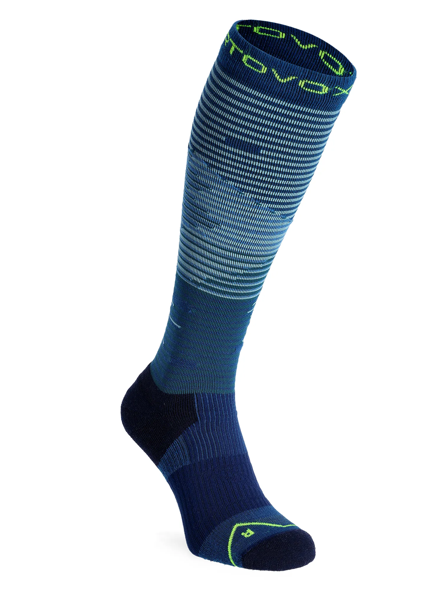 Trekové ponožky Ortovox All Mountain Long Socks - petrol blue