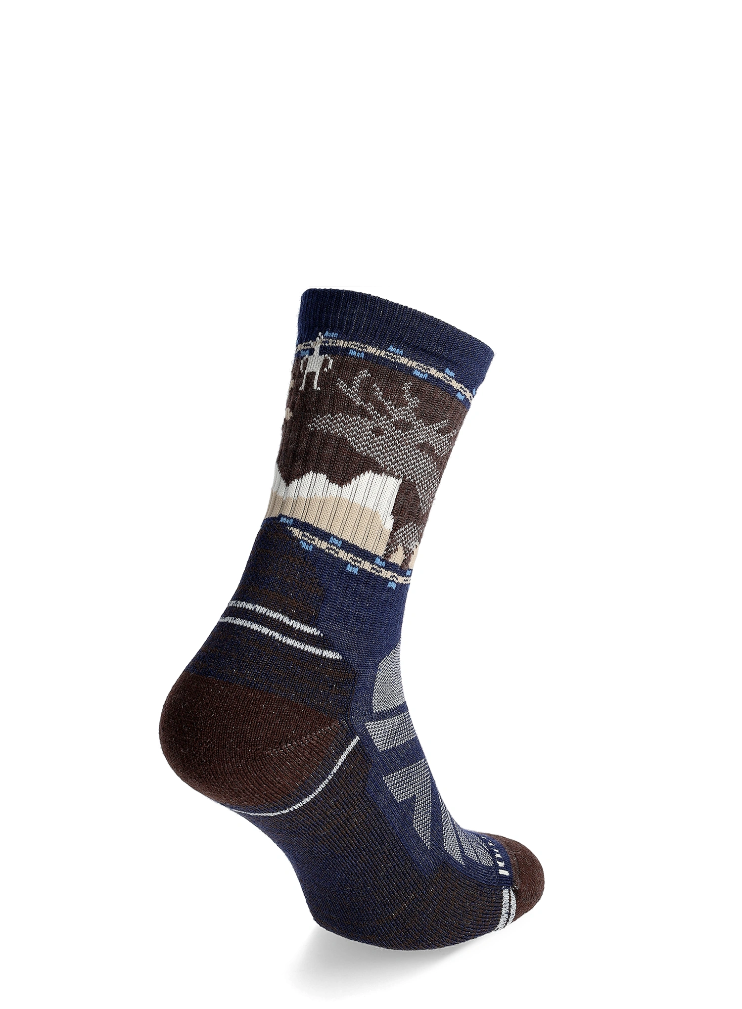 Turistické ponožky Smartwool Hike Light Cushion Mountain Moose Crew Socks - deep navy