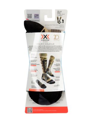 Lyžiarske ponožky X-Socks Helixx Gold 4.0 - gold/black
