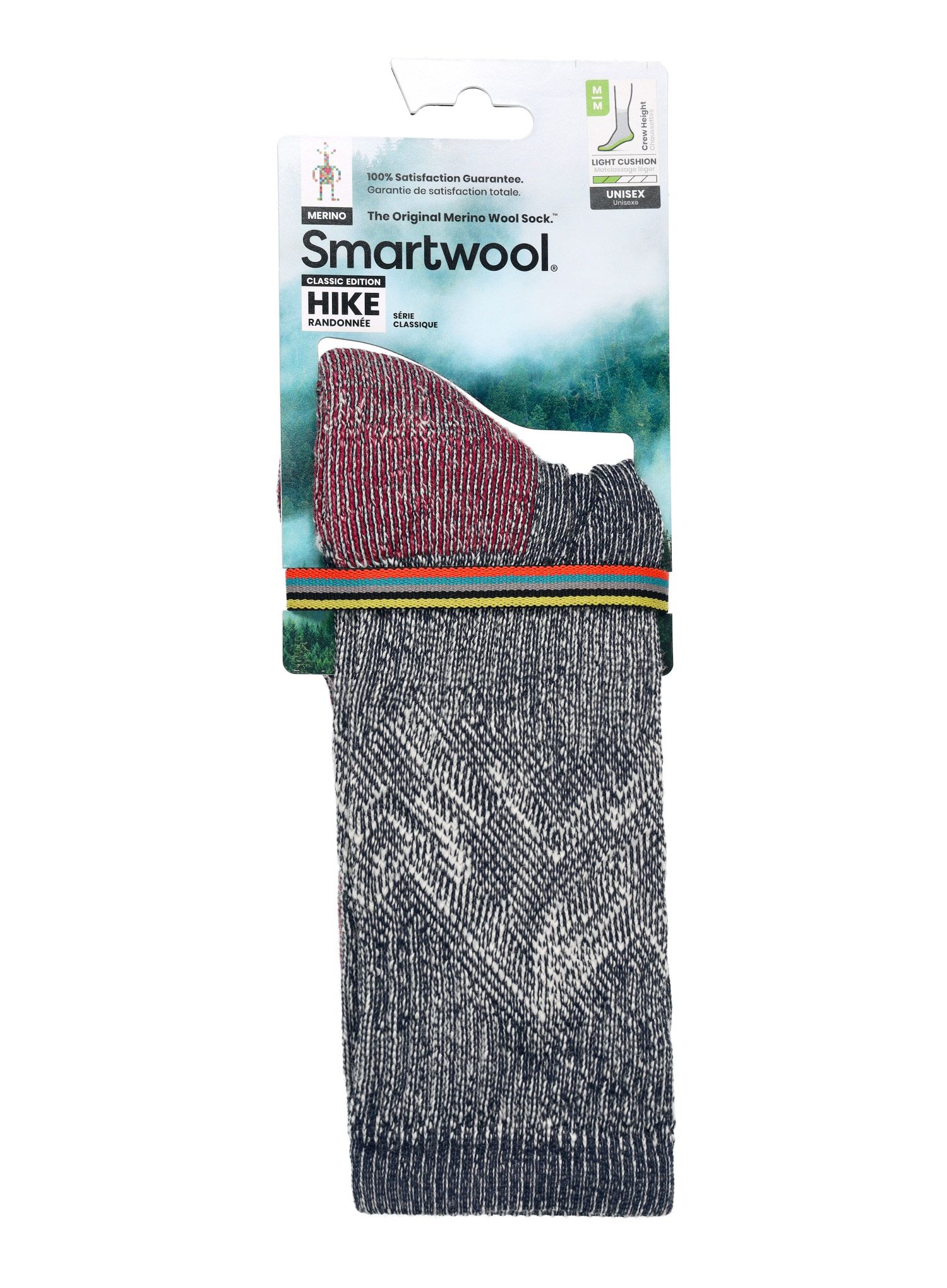 Ponožky SmartWool Classic Hike Light Cushion Mountain Pattern - navy