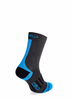 Turistické ponožky CMP Trekking Sock Low Microlon - antracite/danube