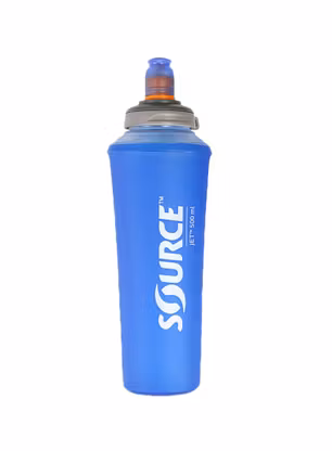 Turistická fľaša Source Jet Foldable Bottle 0,5L - blue