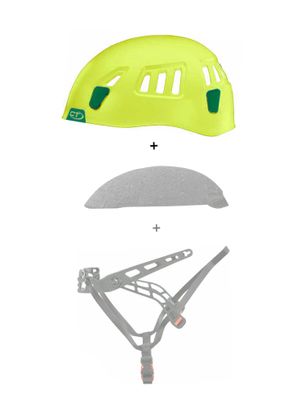 Škrupina prilby Climbing Technology/SKYLOTEC Moon External Shell - green/dark green